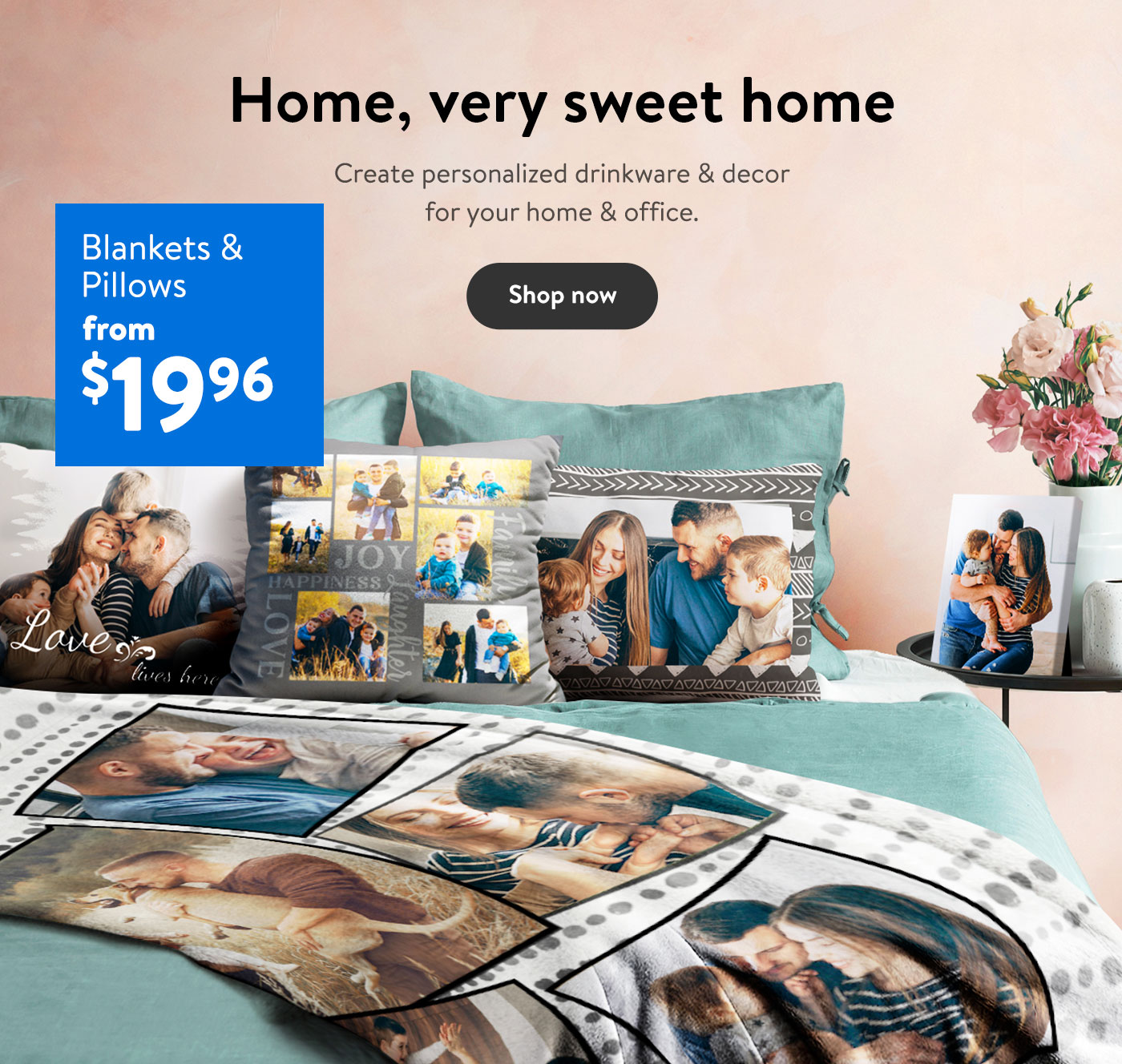 Home, very sweet home - Blankets and Pillows from $19.96